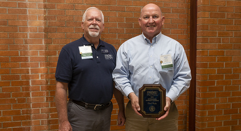 Warden Honored with SWOSU College of Pharmacy Outstanding Alumnus Award