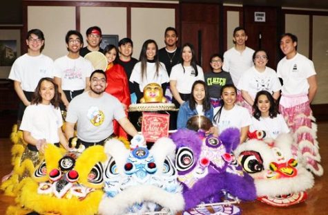  Members of the SWOSU Asian-American Student Association pose with costumes for the 2020 Lunar New Year celebration. Last year’s festival was cancelled because of COVID precautions. 