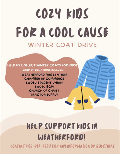 Cozy Kids For A Cool Cause: SWOSU PR Launches Coat Drive