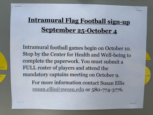 Intramural Flag Football sign-ups underway