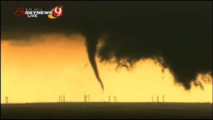 Tornado East of Weatherford in May of 2015