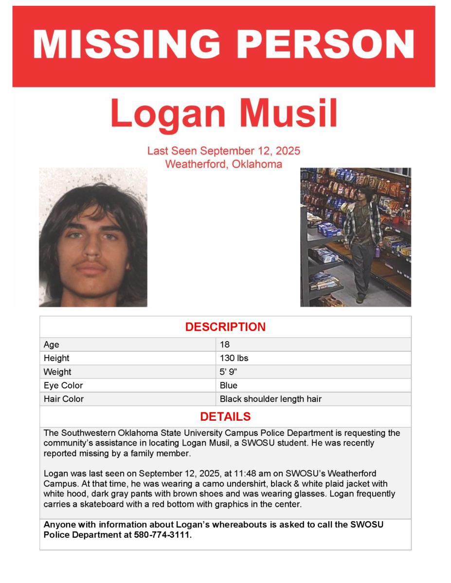 Missing SWOSU Student