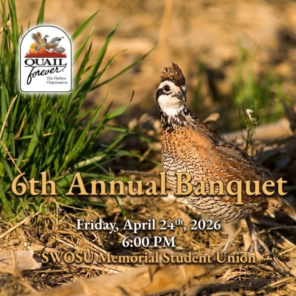SWOSU Quail Forever Hosting 6th Annual Banquet Friday